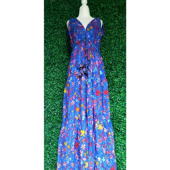 80. J.Crew X Dauphinette maxi cover-up dress in cornucopia floral - Picture 3 of 15